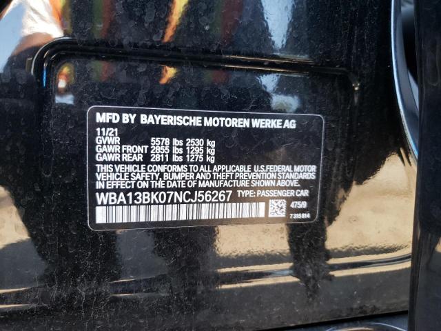 Photo 10 from auction – 2022 BMW M550XI with VIN WBA13BK07NCJ56267