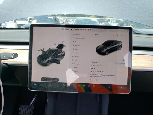 Photo 9 from auction – 2021 TESLA MODEL Y with VIN 5YJYGDEEXMF297151