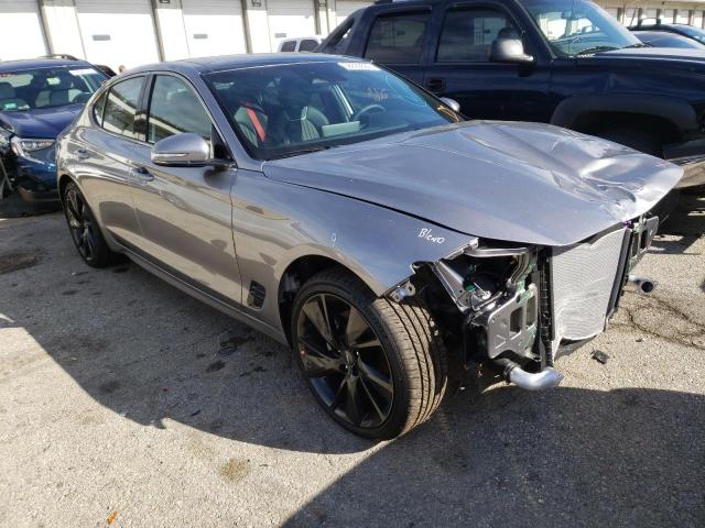 GENESIS G70 BASE 2023 with VIN KMTG34TA9PU104279 - Photo from auction