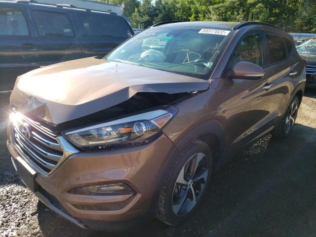 Photo 2 from auction – 2016 HYUNDAI TUCSON LIM with VIN KM8J3CA25GU128939