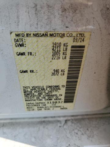 Photo 10 from auction – 2014 NISSAN ALTIMA 2.5 with VIN 1N4AL3APXEC319832
