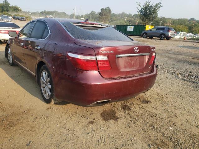 Photo 3 from auction – 2009 LEXUS LS 460 with VIN JTHCL46F995001217