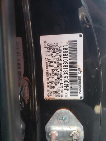 Photo 10 from auction – 2006 ACURA RSX with VIN JH4DC53816S018591