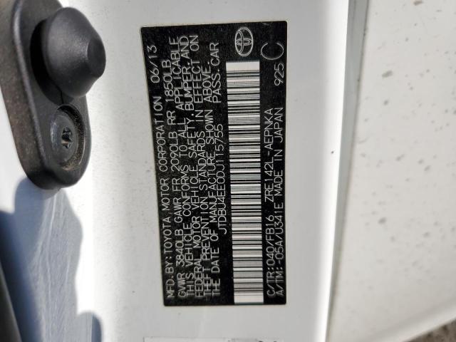 Photo 10 from auction – 2013 TOYOTA COROLLA BA with VIN JTDBU4EE0DJ115755