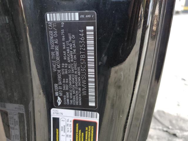 Photo 10 from auction – 2011 MINI COOPER with VIN WMWSU3C57BT253644