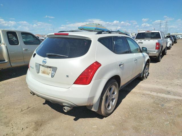 Photo 4 from auction – 2005 NISSAN MURANO SL with VIN JN8AZ08T45W303963
