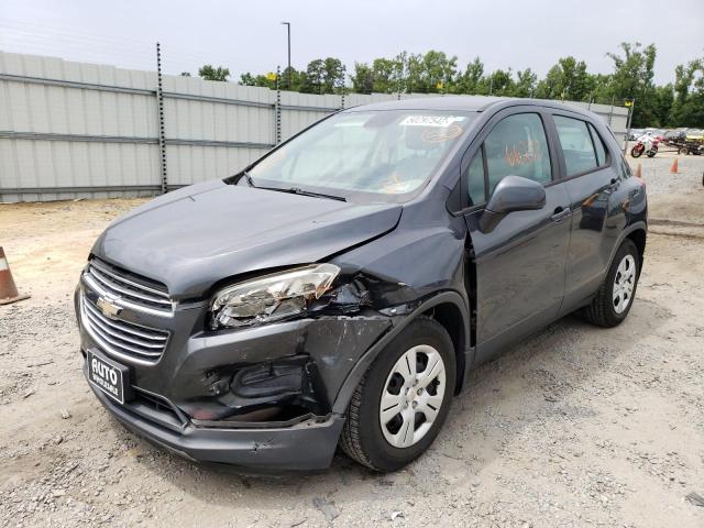 Photo 2 from auction – 2016 CHEVROLET TRAX LS with VIN 3GNCJKSB4GL122319