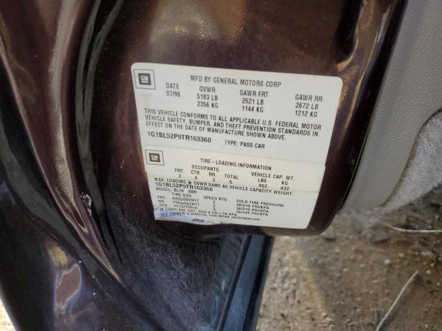 Photo 10 from auction – 1996 CHEVROLET CAPRICE / with VIN 1G1BL52P9TR163360