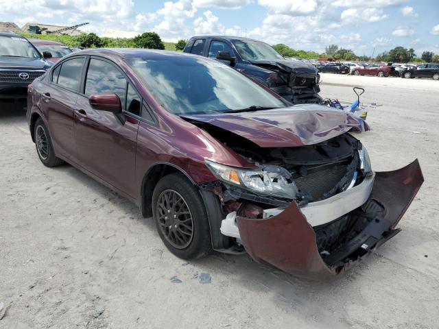 HONDA CIVIC LX 2014 with VIN 19XFB2F54EE049820 - Photo from auction