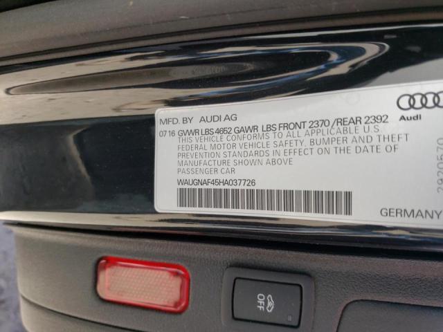 Photo 10 from auction – 2017 AUDI A4 PREMIUM with VIN WAUGNAF45HA037726