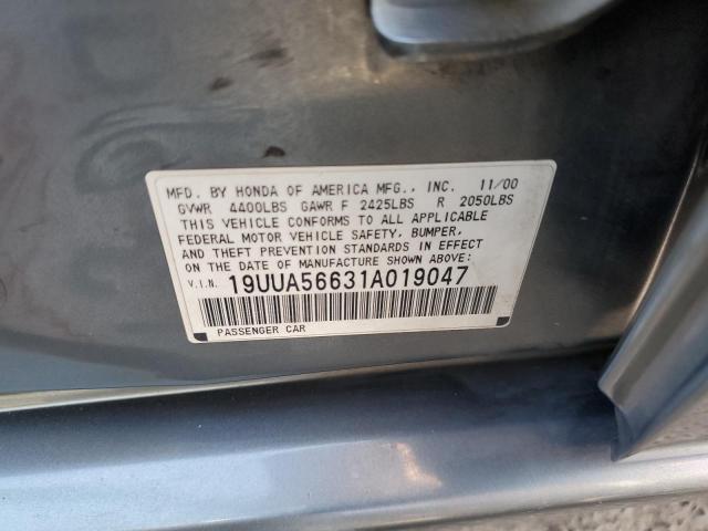 Photo 10 from auction – 2001 ACURA 3.2TL with VIN 19UUA56631A019047