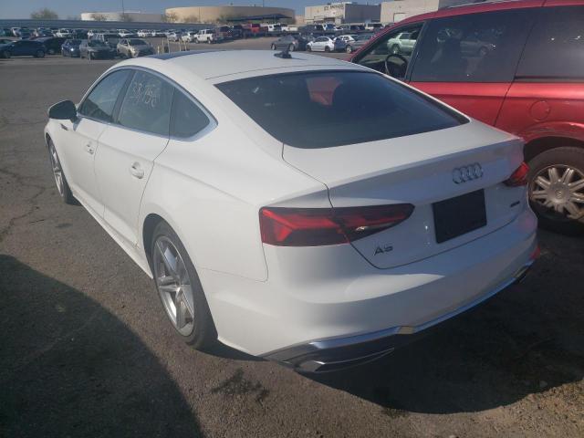 Photo 3 from auction – 2021 AUDI A5 PREMIUM with VIN WAUDACF5XMA020899