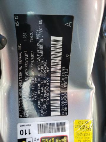 Photo 10 from auction – 2015 TOYOTA SIENNA LE with VIN 5TDKK3DC1FS614229