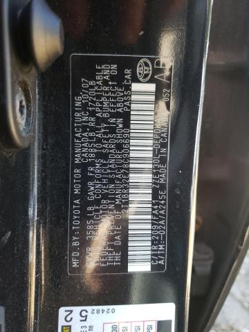 Photo 10 from auction – 2008 TOYOTA COROLLA CE with VIN 2T1BR32E78C906690