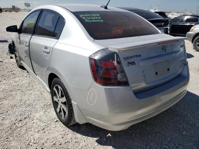 Photo 3 from auction – 2012 NISSAN SENTRA 2.0 with VIN 3N1AB6AP3CL673145