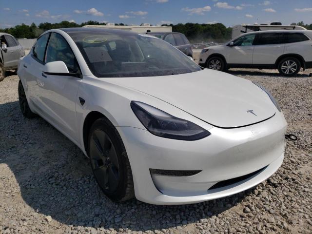 TESLA MODEL 3 2021 with VIN 5YJ3E1EAXMF017319 - Photo from auction