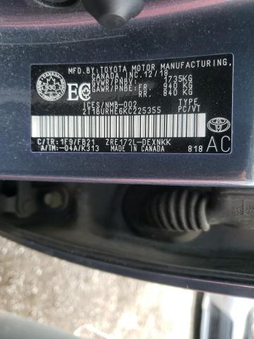 Photo 10 from auction – 2019 TOYOTA COROLLA L with VIN 2T1BURHE6KC225355