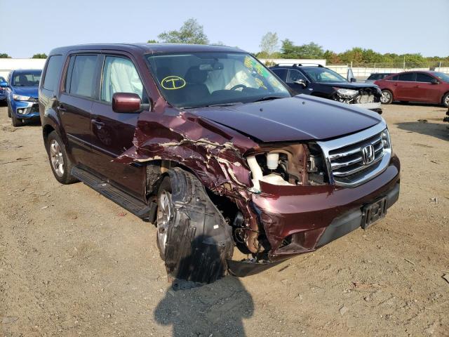 HONDA PILOT EXL 2013 with VIN 5FNYF4H50DB057492 - Photo from auction