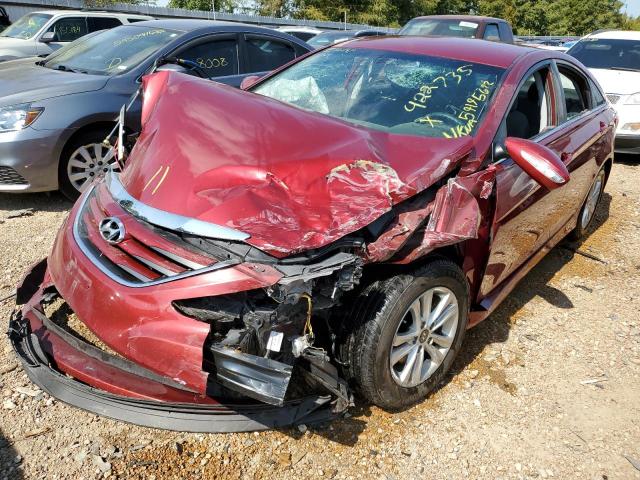 Photo 2 from auction – 2014 HYUNDAI SONATA GLS with VIN 5NPEB4AC8EH887423