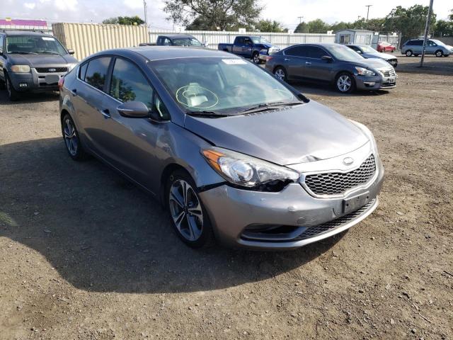 KIA FORTE EX 2015 with VIN KNAFZ4A81F5387100 - Photo from auction
