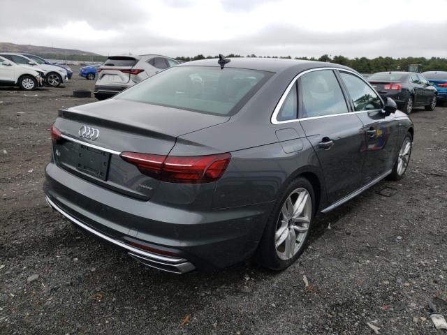 Photo 4 from auction – 2022 AUDI A4 PREMIUM with VIN WAUEAAF49NN013095