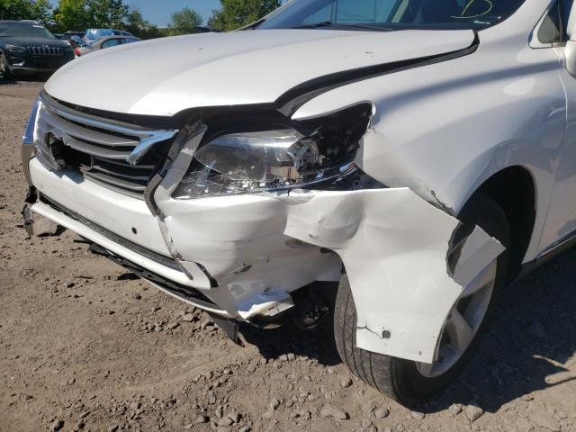 Photo 9 from auction – 2013 LEXUS RX 350 BAS with VIN 2T2BK1BAXDC160845
