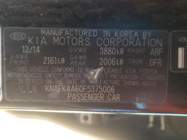 Photo 10 from auction – 2015 KIA FORTE LX with VIN KNAFK4A60F5375006