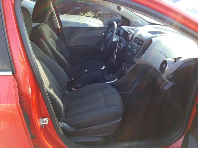 Photo 5 from auction – 2012 CHEVROLET SONIC LT with VIN 1G1JD5SH9C4225936