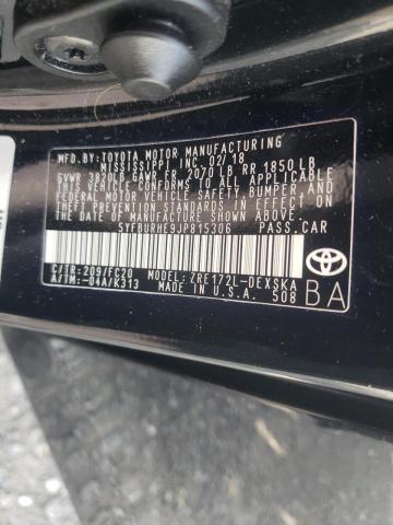 Photo 10 from auction – 2018 TOYOTA COROLLA L with VIN 5YFBURHE9JP815306