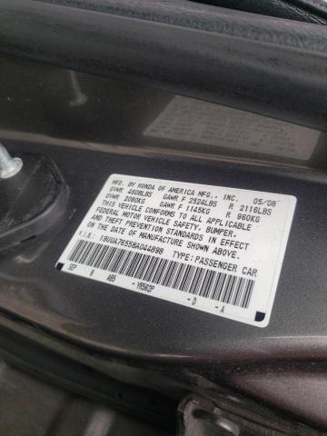 Photo 10 from auction – 2008 ACURA TL TYPE S with VIN 19UUA76558A044898