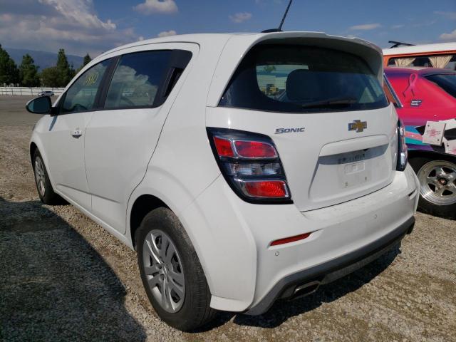 Photo 3 from auction – 2020 CHEVROLET SONIC with VIN 1G1JG6SB1L4133230