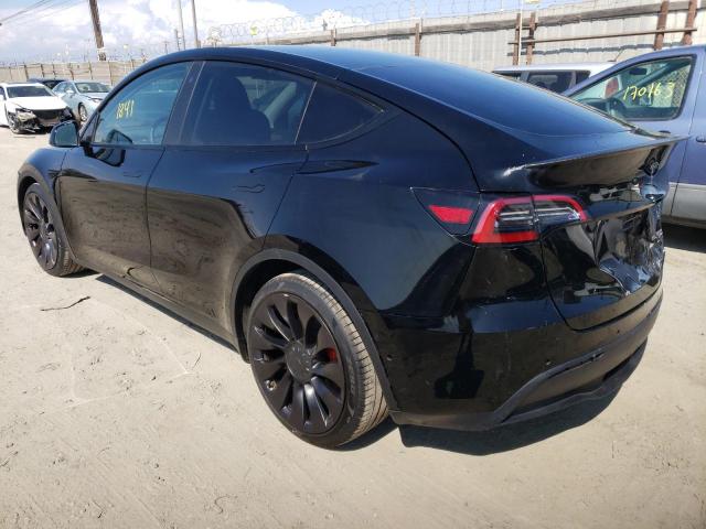 Photo 3 from auction – 2022 TESLA MODEL Y with VIN 7SAYGDEF0NF320322