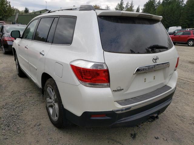 Photo 3 from auction – 2013 TOYOTA HIGHLANDER with VIN 5TDDK3EHXDS229364