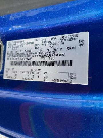 Photo 10 from auction – 2016 FORD F150 SUPER with VIN 1FTFX1EF2GFC13287