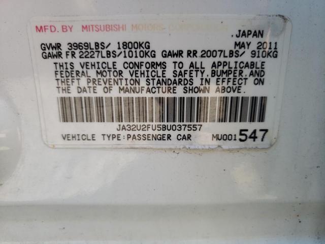 Photo 10 from auction – 2011 MITSUBISHI LANCER ES/ with VIN JA32U2FU5BU037557