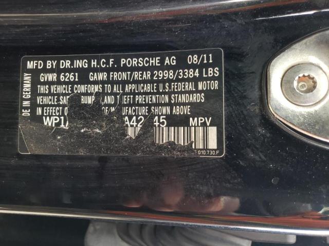 Photo 10 from auction – 2012 PORSCHE CAYENNE S with VIN WP1AB2A2XCLA42445