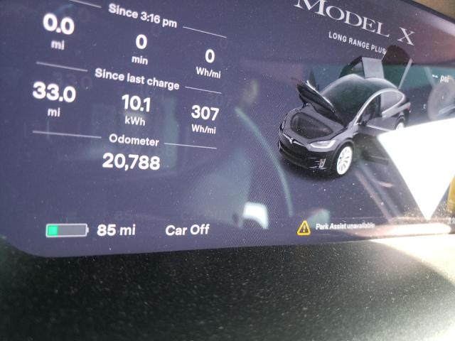 Photo 8 from auction – 2020 TESLA MODEL X with VIN 5YJXCAE21LF261200
