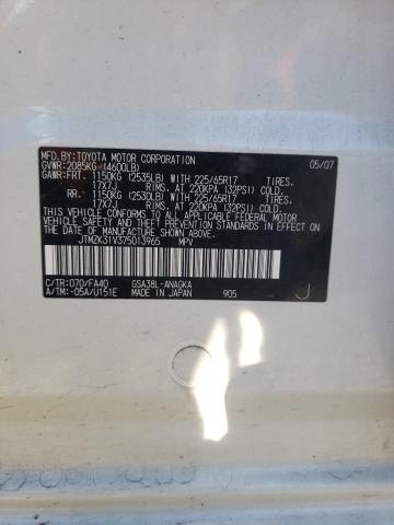 Photo 10 from auction – 2007 TOYOTA RAV4 LIMIT with VIN JTMZK31V375013965