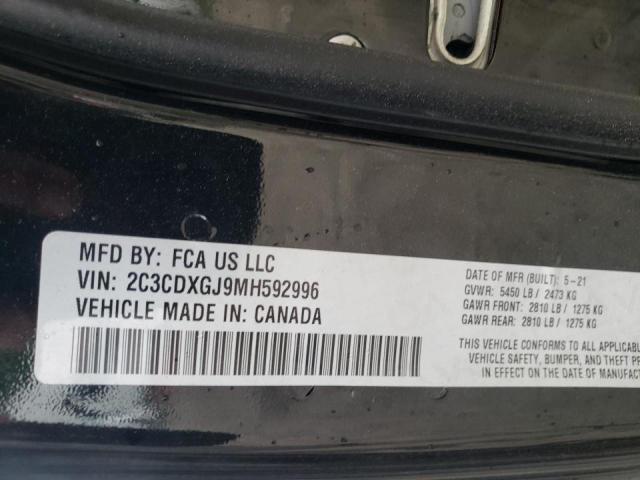 Photo 10 from auction – 2021 DODGE CHARGER SC with VIN 2C3CDXGJ9MH592996