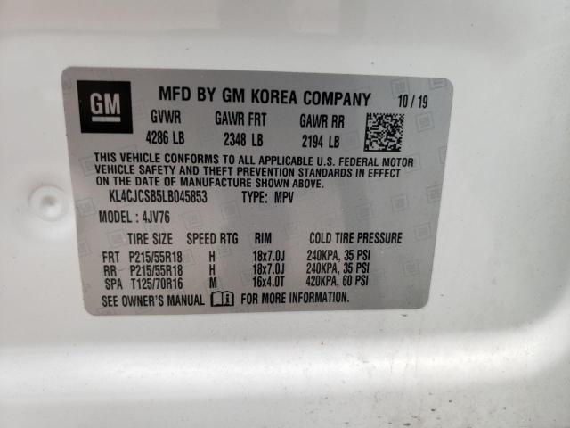 Photo 10 from auction – 2020 BUICK ENCORE ESS with VIN KL4CJCSB5LB045853