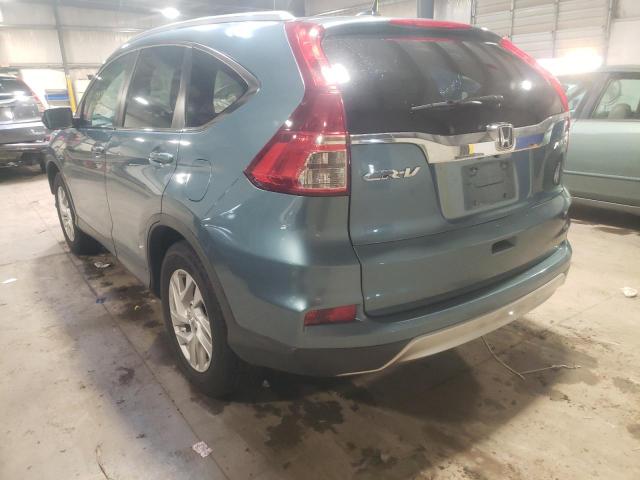 Photo 3 from auction – 2015 HONDA CR-V EXL with VIN 2HKRM4H77FH652646