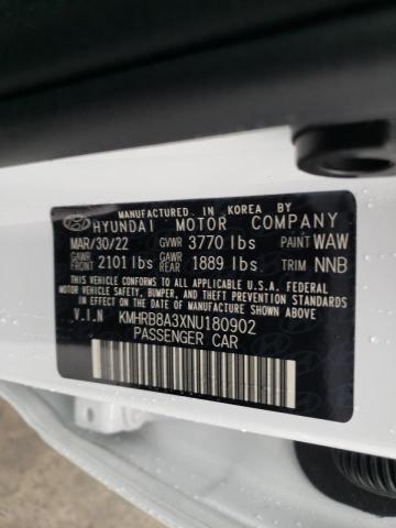 Photo 10 from auction – 2022 HYUNDAI VENUE SE with VIN KMHRB8A3XNU180902