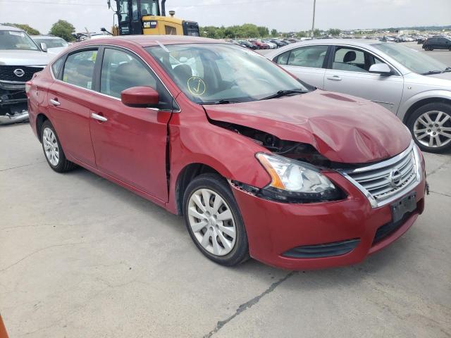 NISSAN SENTRA S 2013 with VIN 3N1AB7AP4DL711957 - Photo from auction
