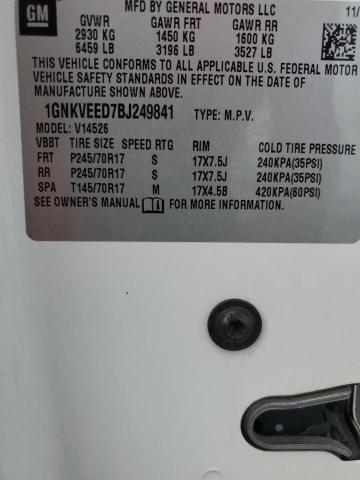 Photo 10 from auction – 2011 CHEVROLET TRAVERSE L with VIN 1GNKVEED7BJ249841