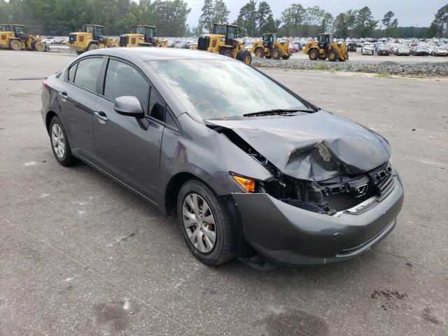 HONDA CIVIC LX 2012 with VIN 2HGFB2F50CH525919 - Photo from auction