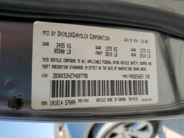 Photo 10 from auction – 2007 DODGE CHARGER R/ with VIN 2B3KK53H27H687796