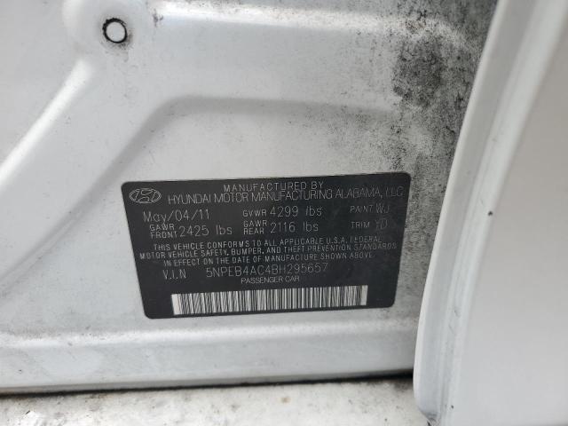 Photo 10 from auction – 2011 HYUNDAI SONATA GLS with VIN 5NPEB4AC4BH295657