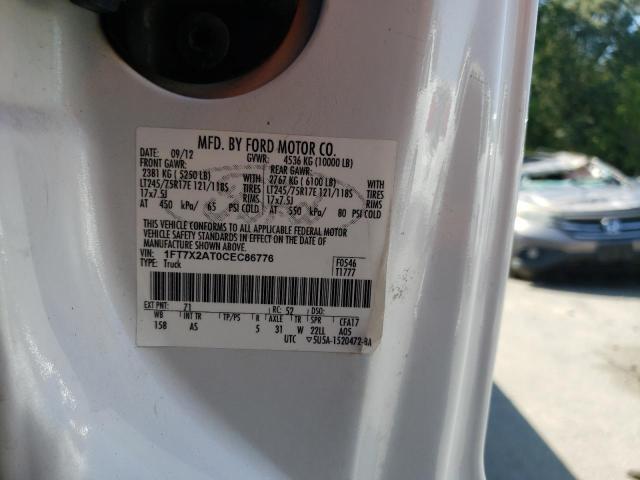 Photo 10 from auction – 2012 FORD F250 SUPER with VIN 1FT7X2AT0CEC86776