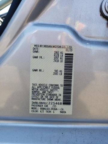 Photo 10 from auction – 2020 NISSAN ALTIMA S with VIN 1N4BL4BVXLC225468