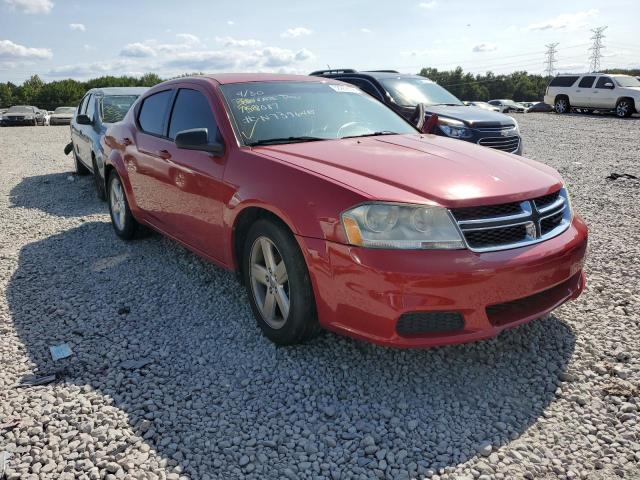 DODGE AVENGER SE 2013 with VIN 1C3CDZABXDN739640 - Photo from auction